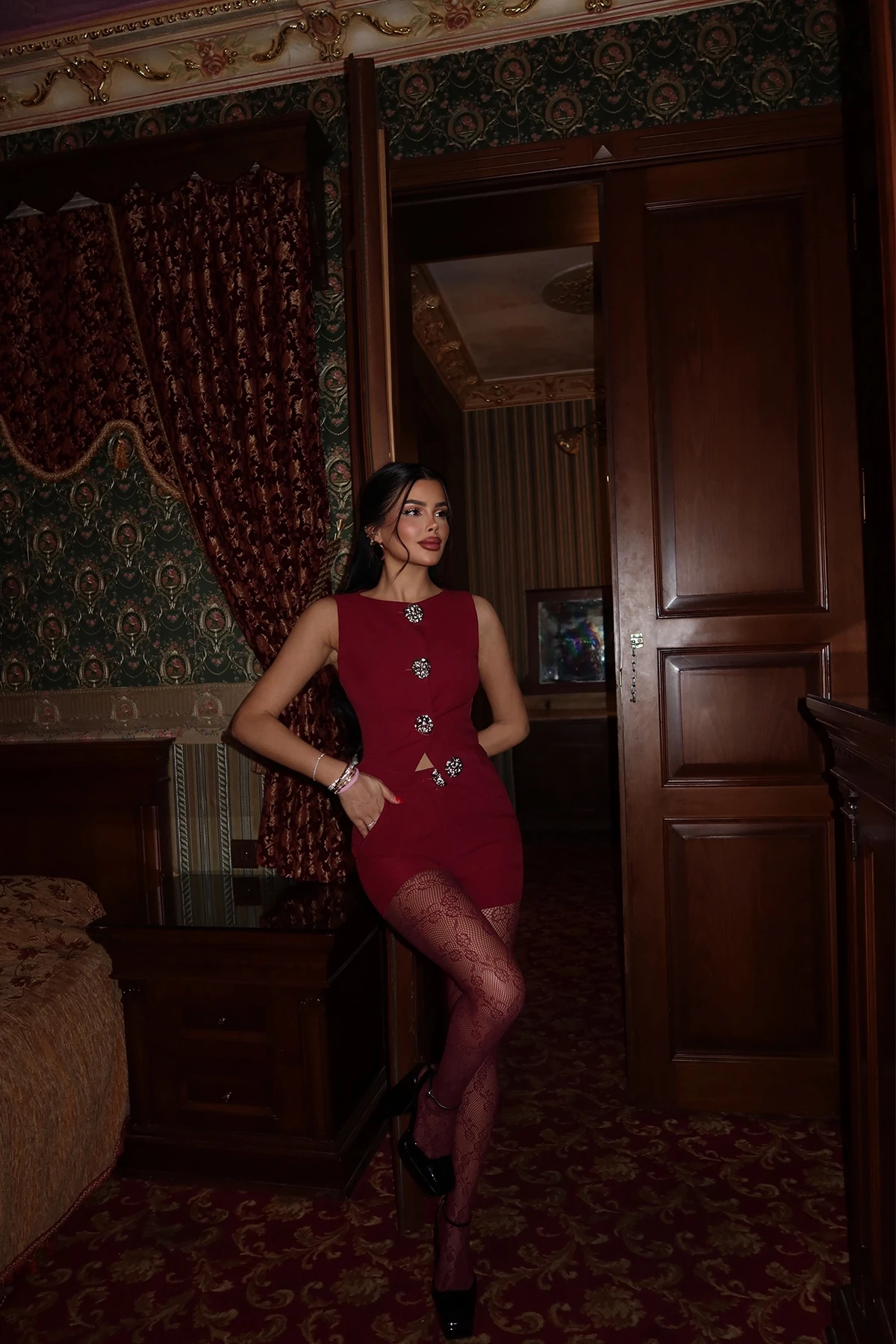 Picture of Cherry Rotten Binna Double Set