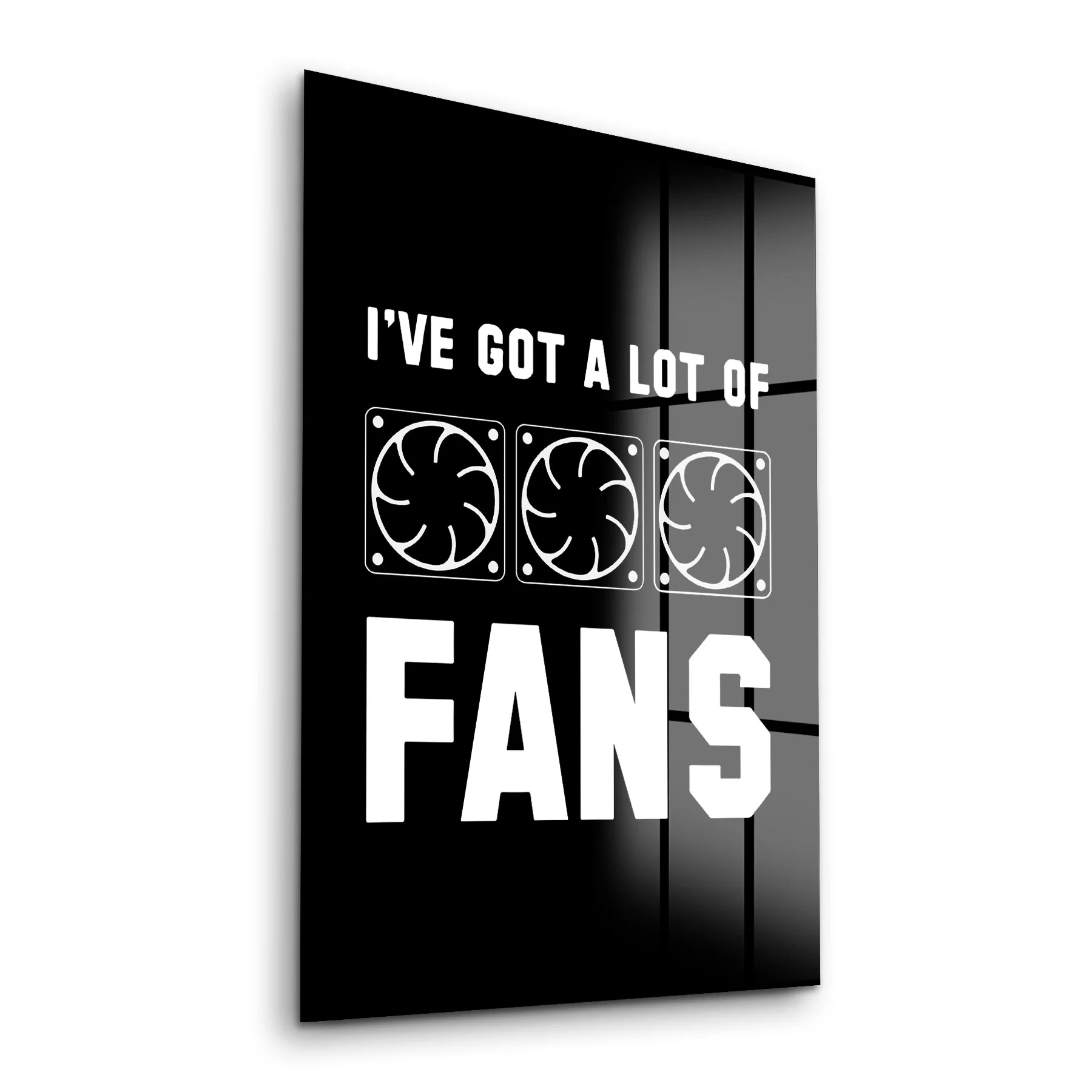 Picture of Decovetro Cam Tablo Gamer Lot Of Fans 30x40 cm