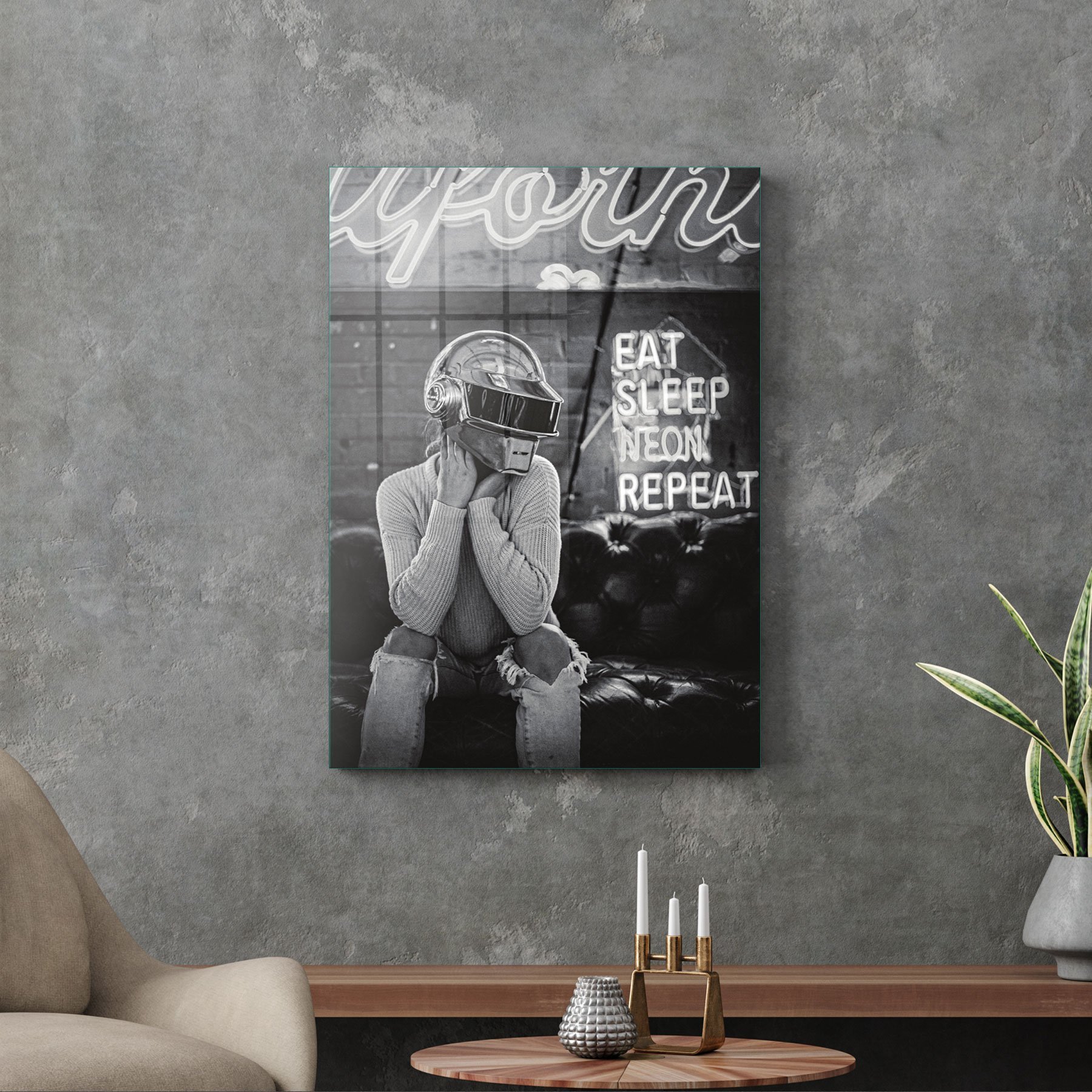 Picture of Decovetro Cam Tablo Cyberpunk Neon 70x100 cm