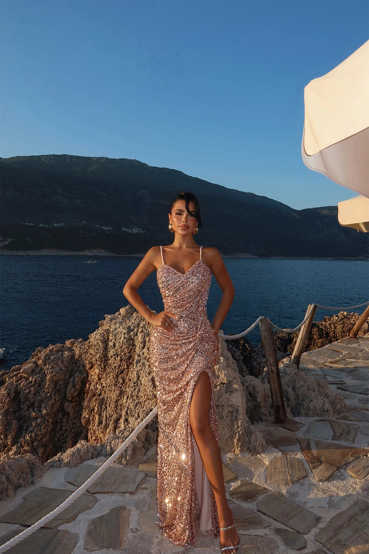 Picture of Gold Manish Glitter Dress