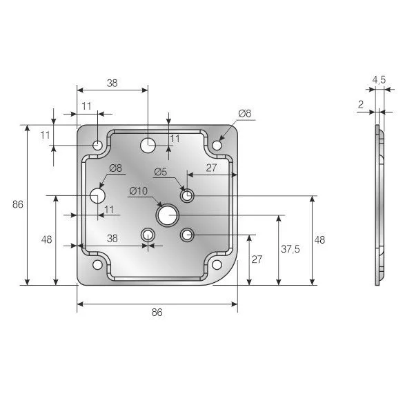 Picture of DİAMOND AYAK BAĞLANTI SACI