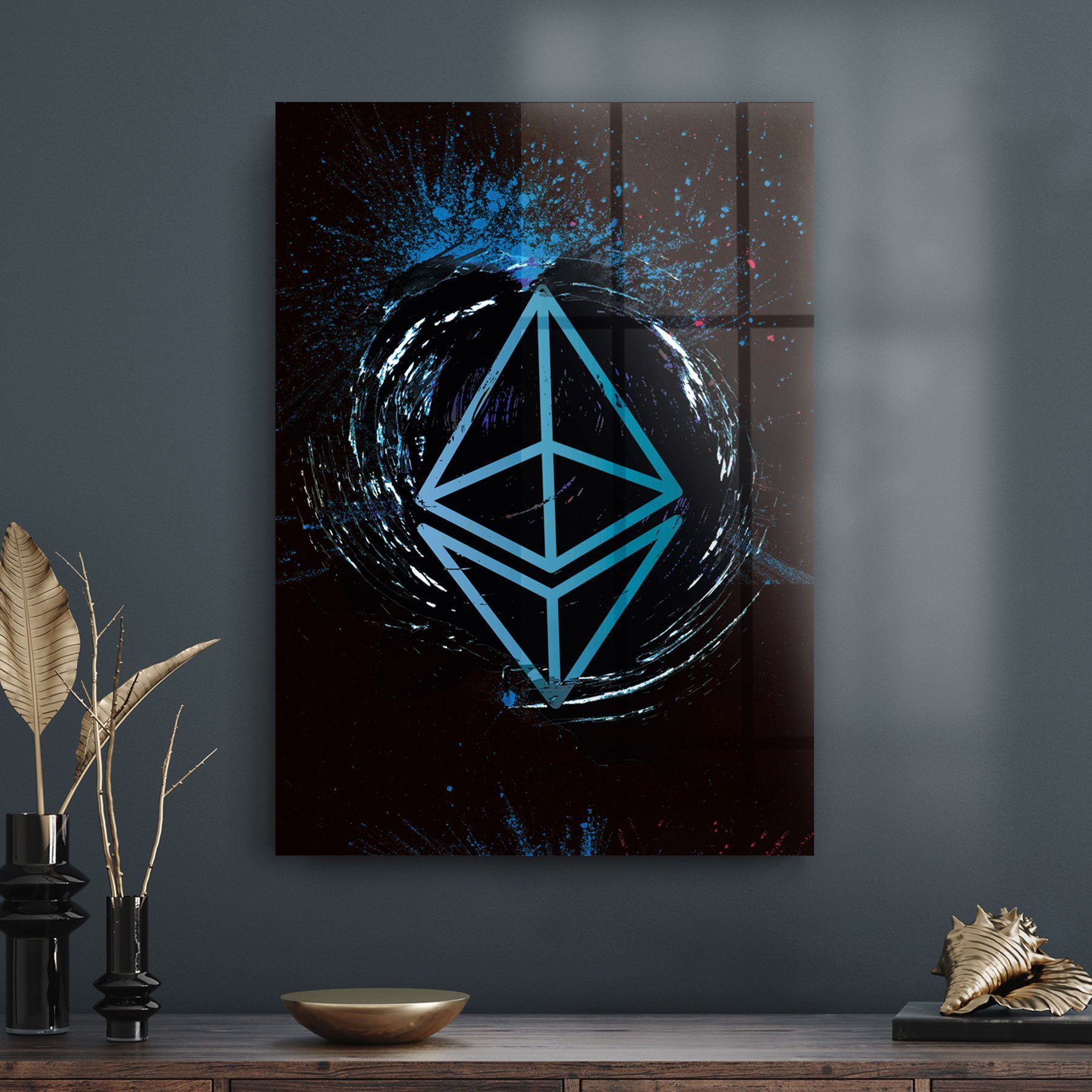 Picture of Decovetro Cam Tablo Ethereum 30x40 cm