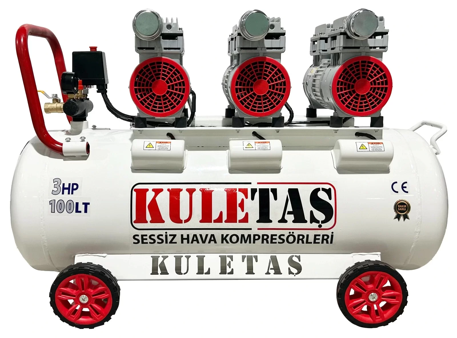 Picture of Kuletaş Süper Sessiz Yağsız Kompresör 100 Litre