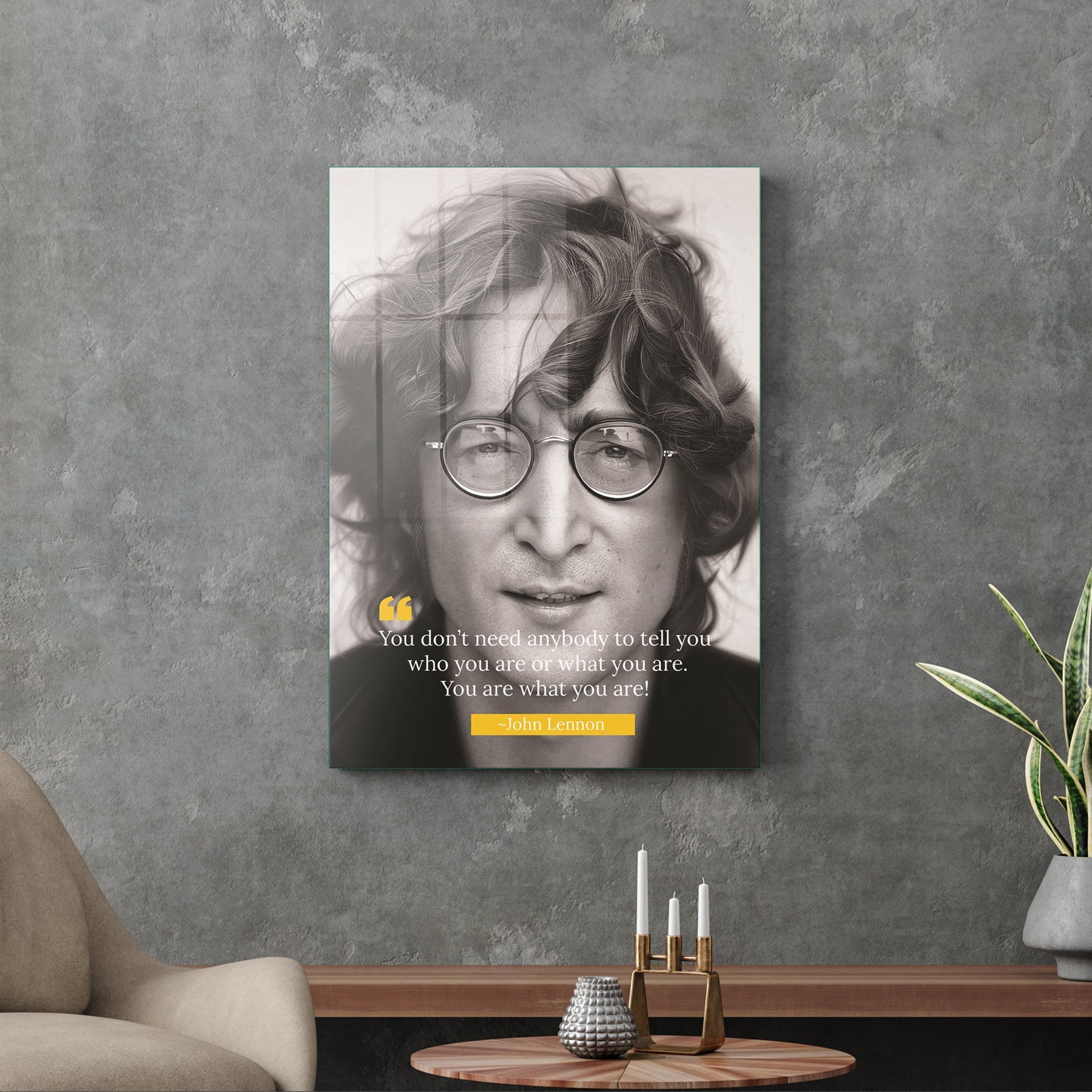 Picture of Decovetro Cam Tablo John Lennon 30x40 cm