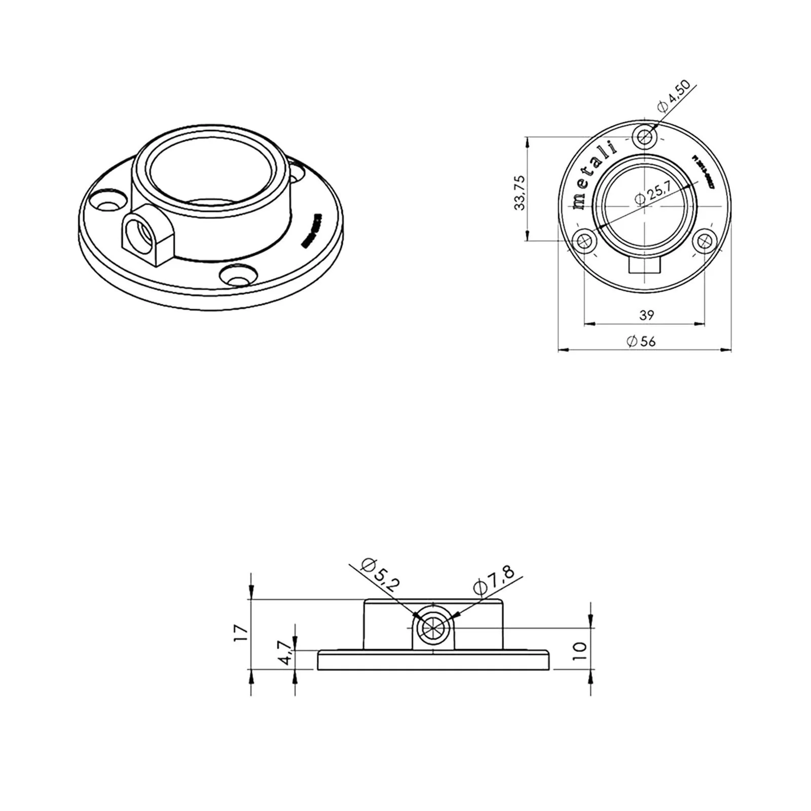 Picture of Yuvarlak Şeffaf Flanş