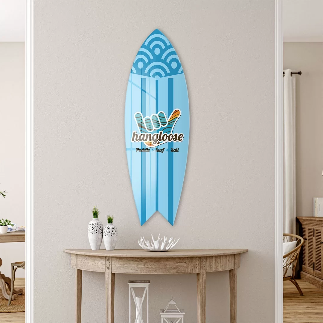 Picture of Decovetro ST 4035 Dekoratif Cam Sörf Tahtası 33x100 Cm