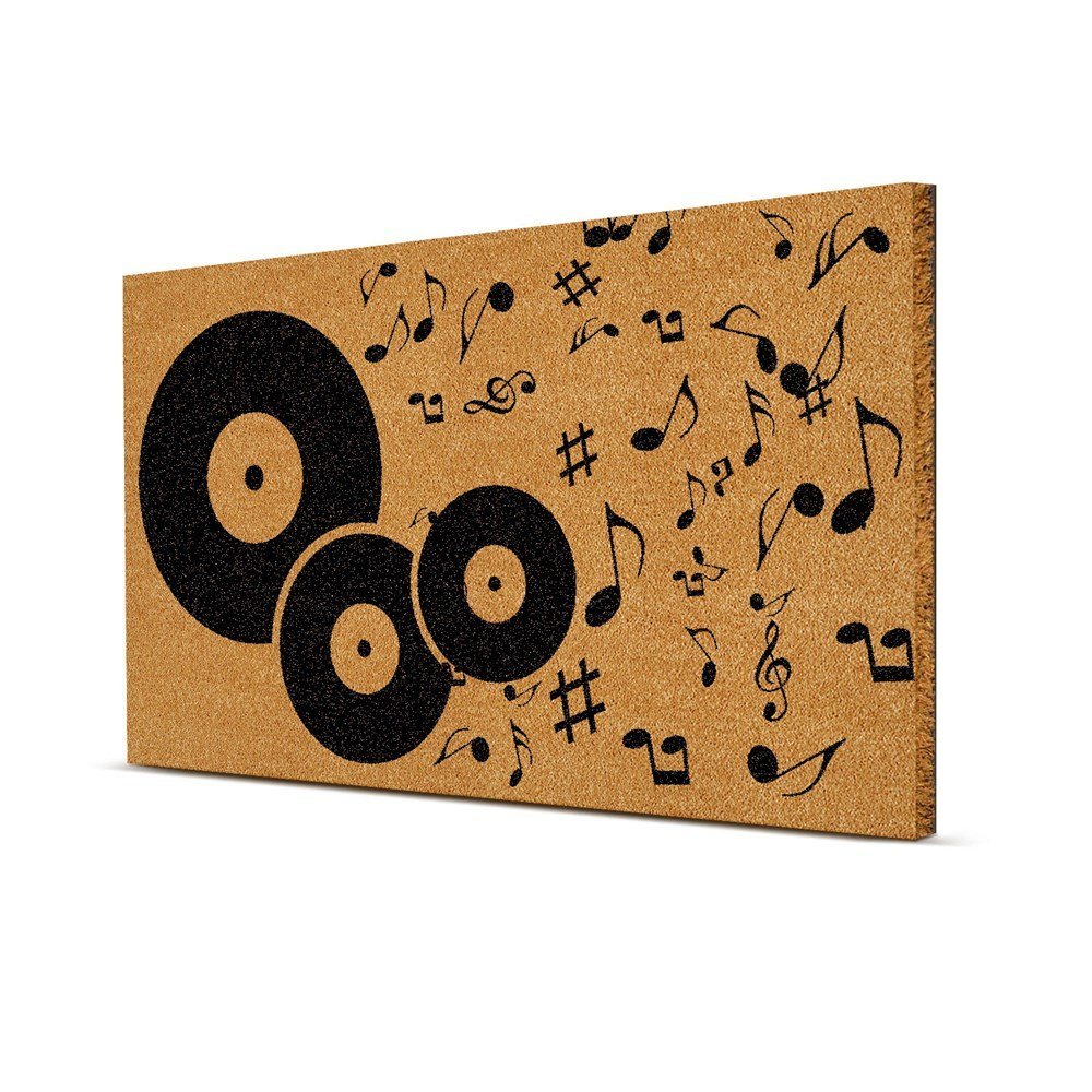 Picture of Decovetro Paspas Müzik Desenli Kapı Önü Paspası40 x 60 Cm