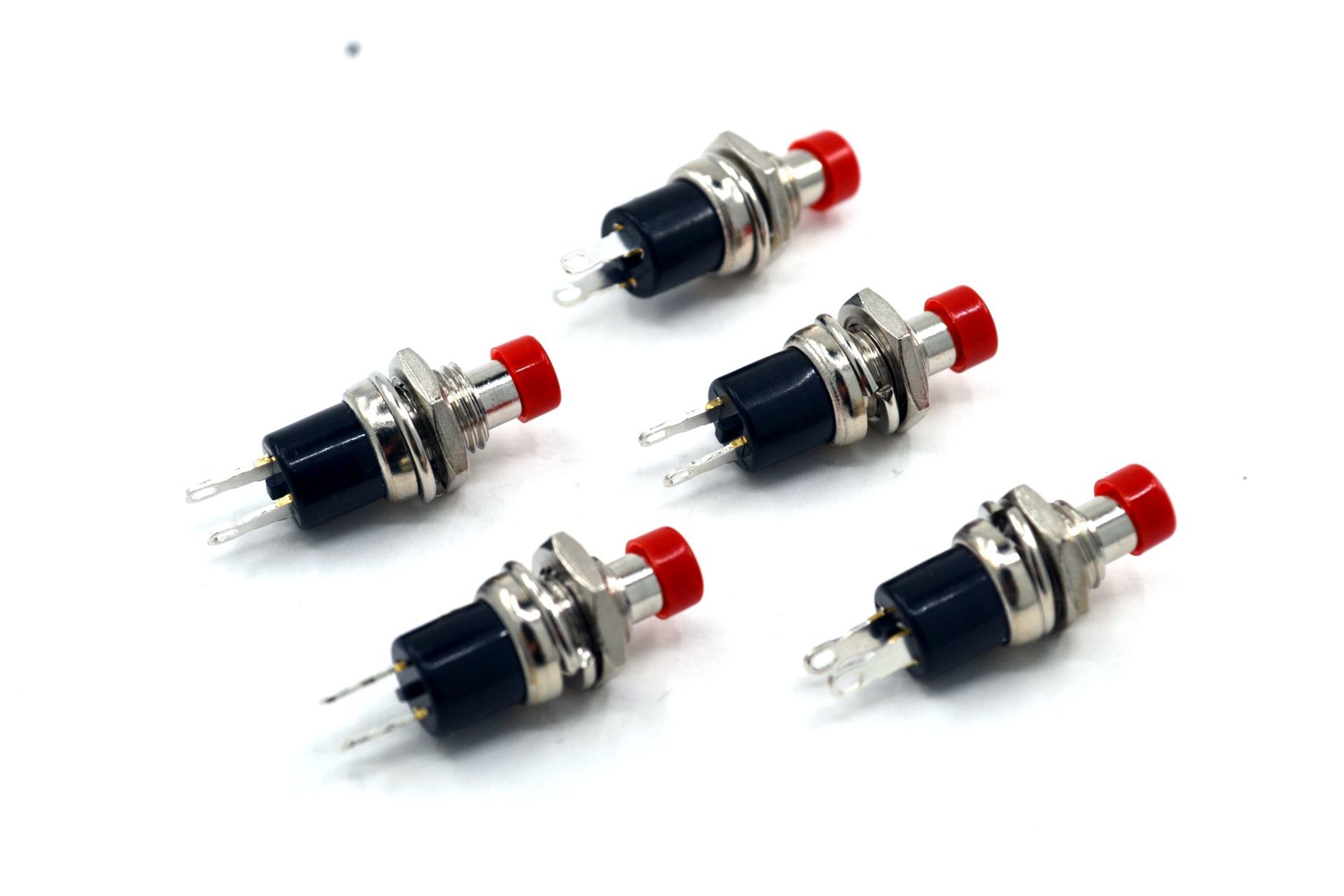 Picture of Mini Kırmızı Buton 1-0 Diyafon Alarm Reset Metal Gövde MT-ANY04