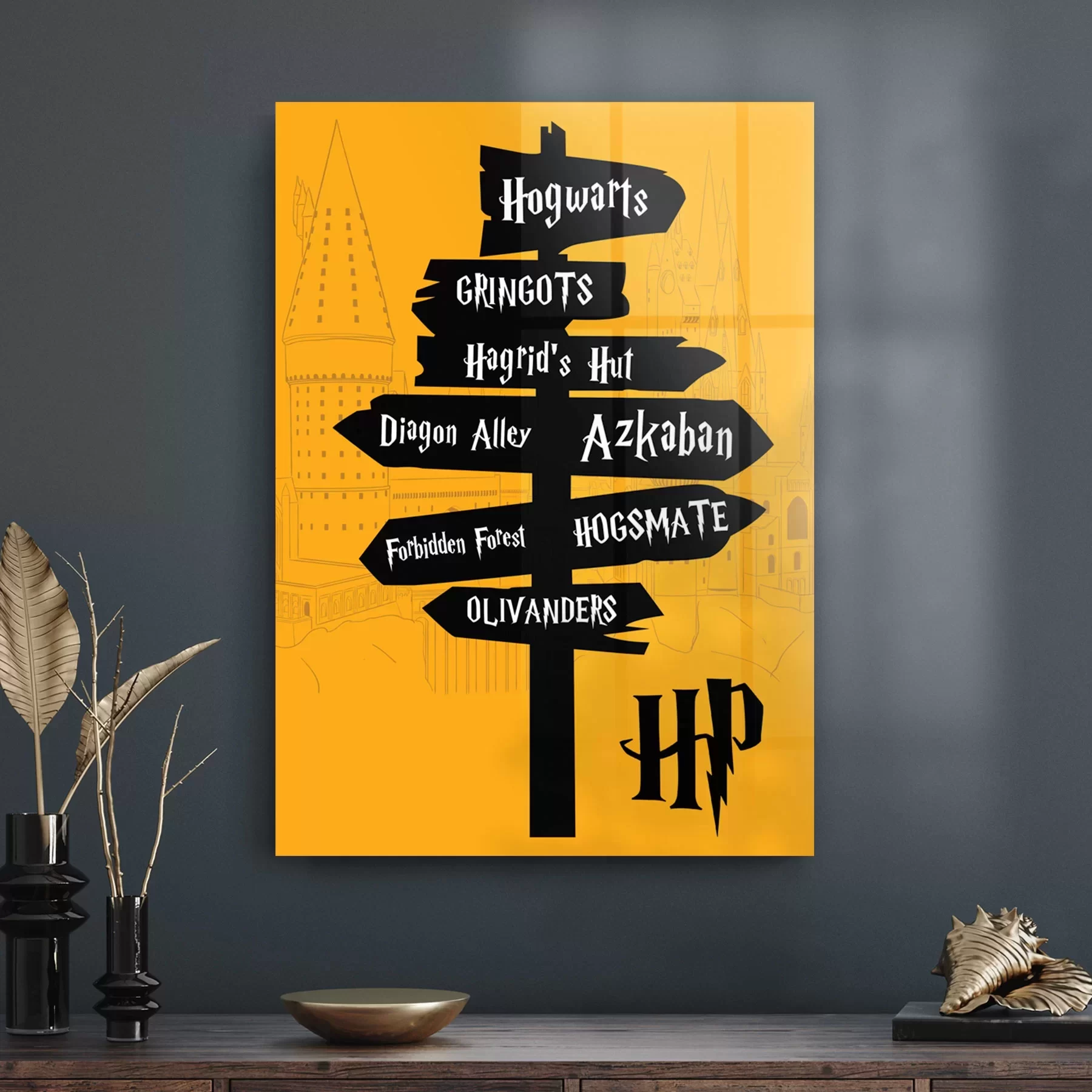 Picture of Decovetro Cam Tablo Harry Potter Sign 70x100 cm