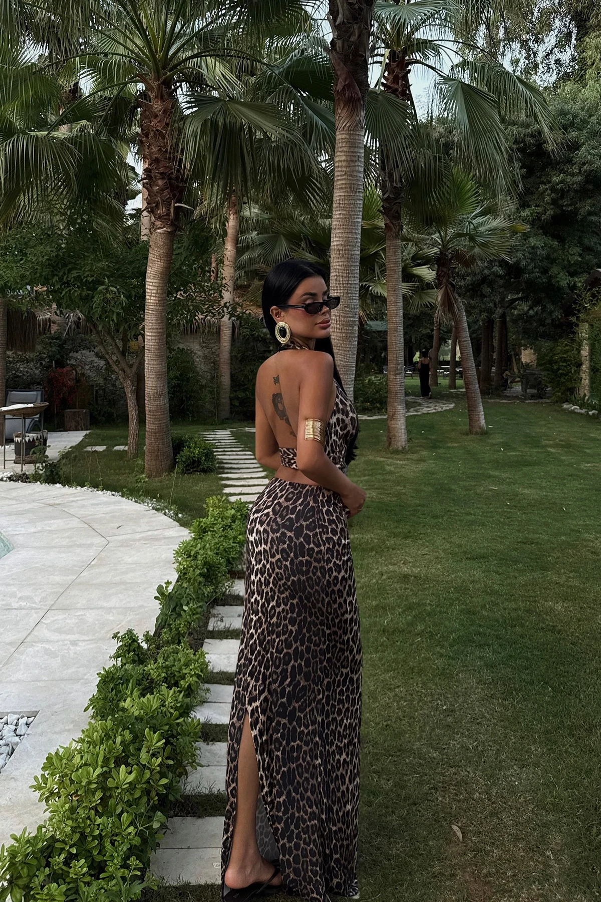 Picture of Elora Leopard Pattern Suit