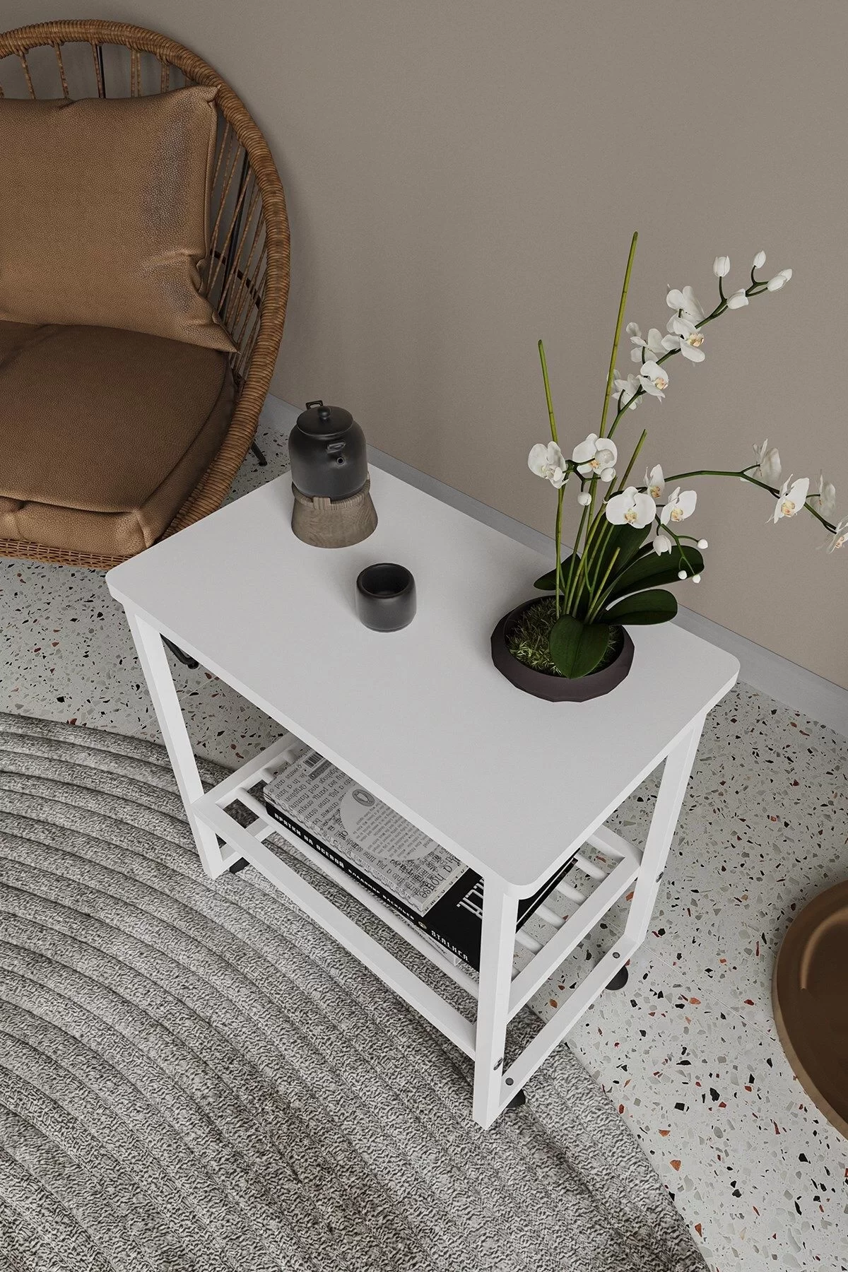 Picture of Argimo Legno Metal Baş Ucu Komodin