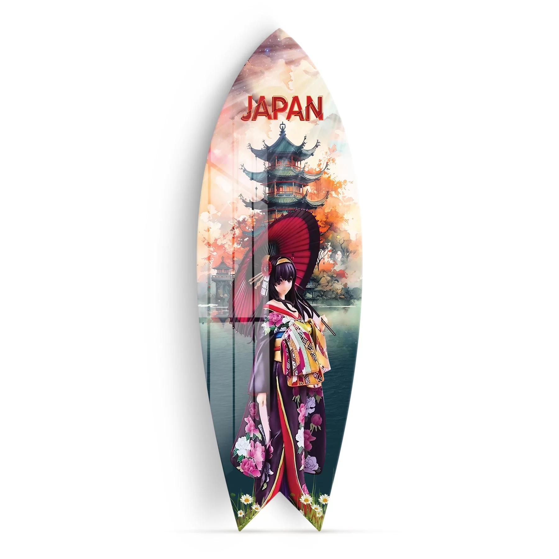 Picture of Decovetro ST 4004 Dekoratif Cam Sörf Tahtası 33x100 Cm