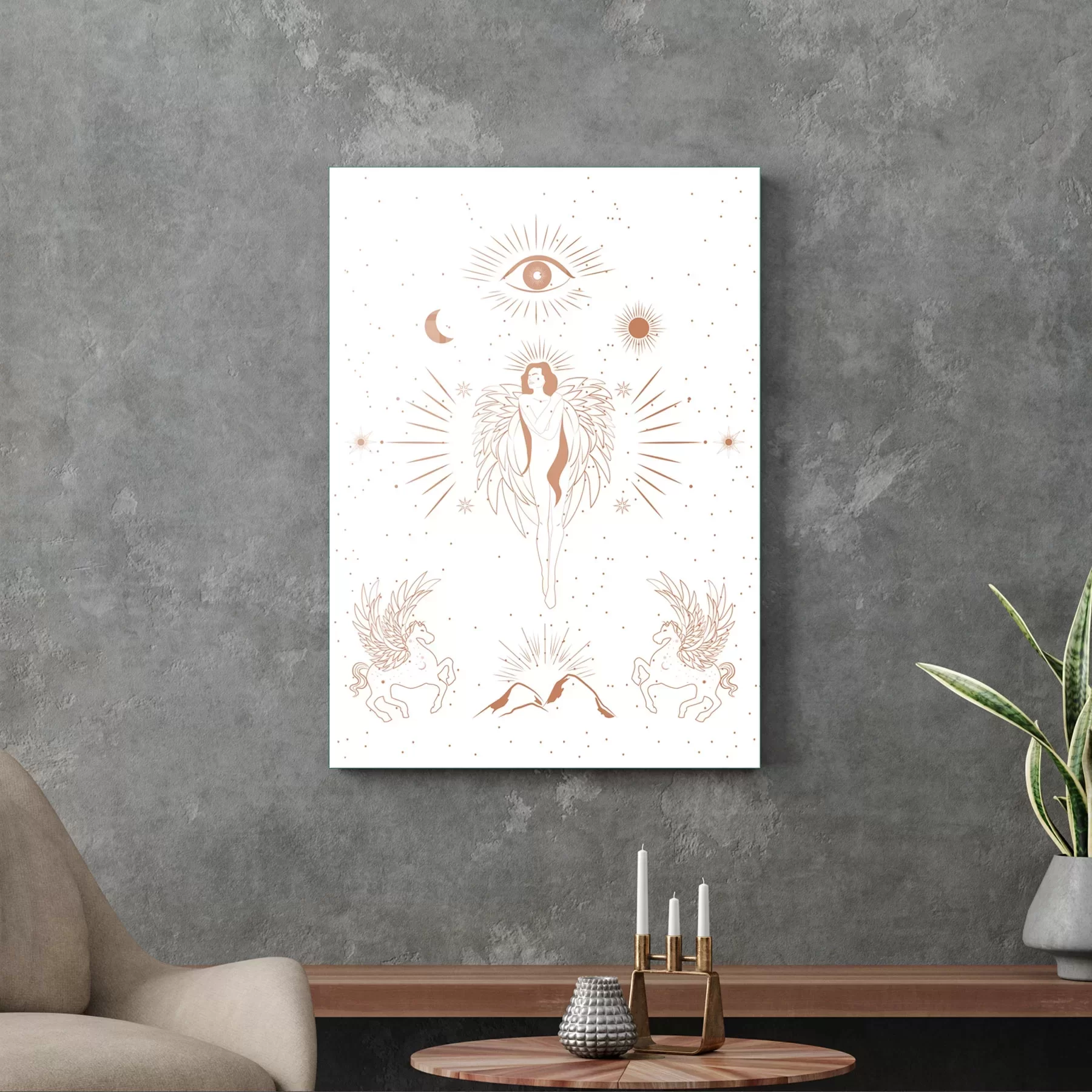 Picture of Decovetro Cam Tablo Aesthetic Angel 50x70 cm