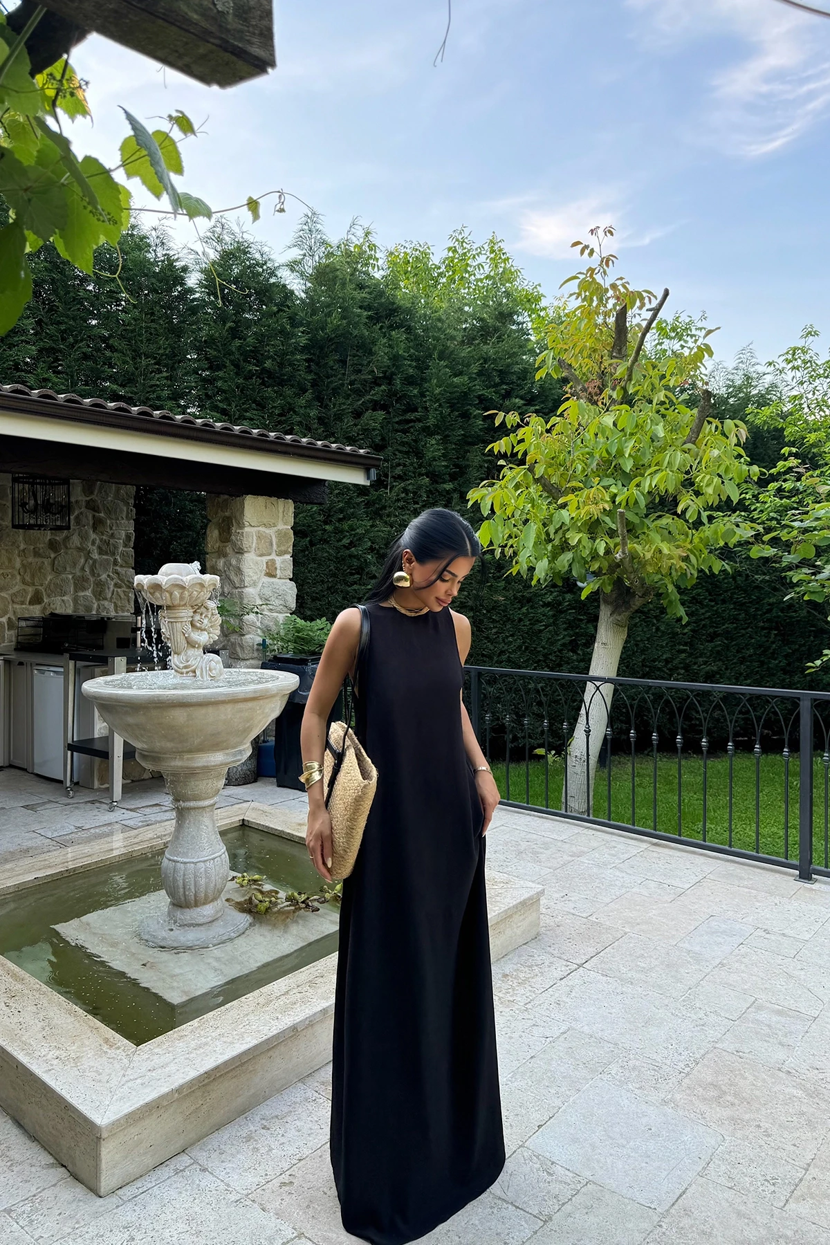 Picture of Black Ilona Long Dress
