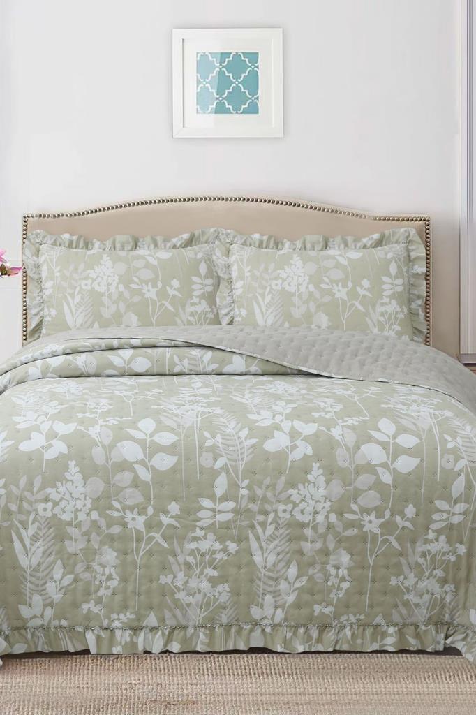 Picture of Breeze Sade Çiçekler Çift Kişilik Yatak Örtüsü 240x260