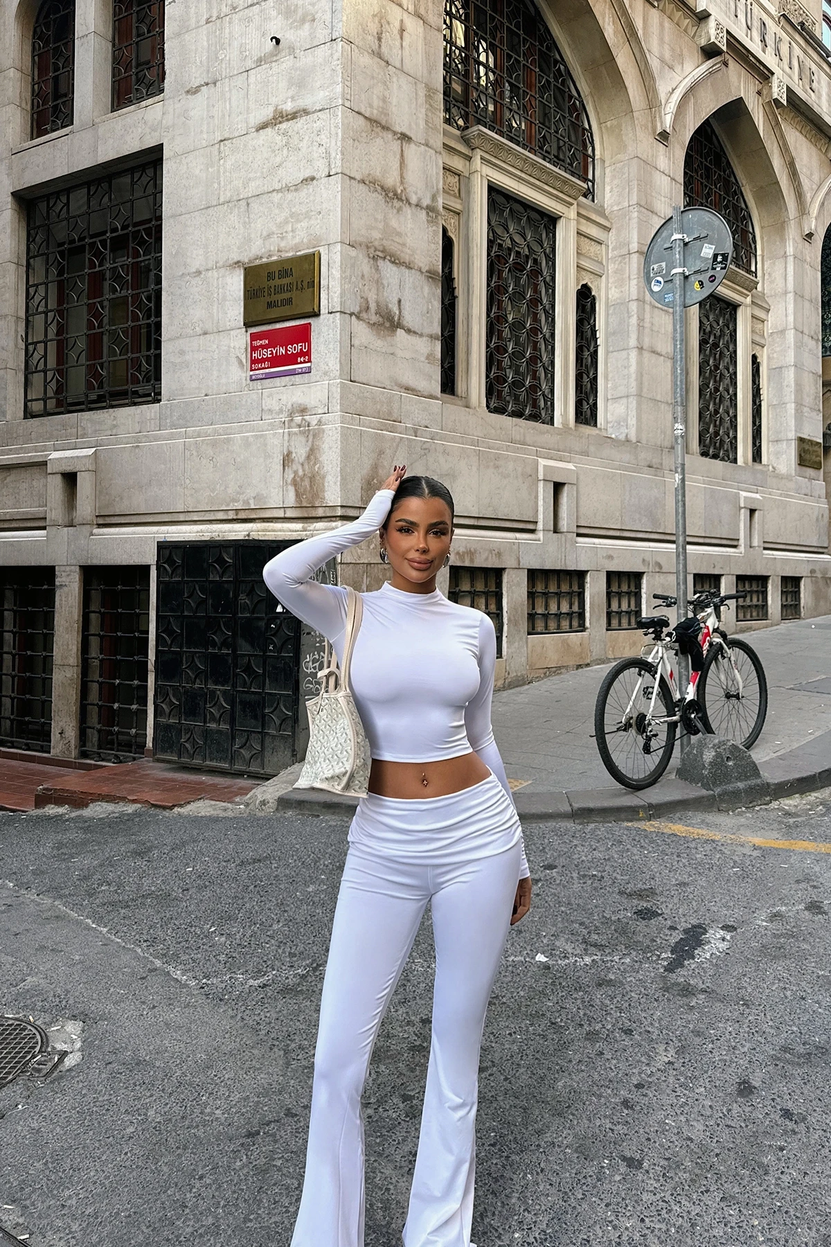 Picture of White Trouser Suit