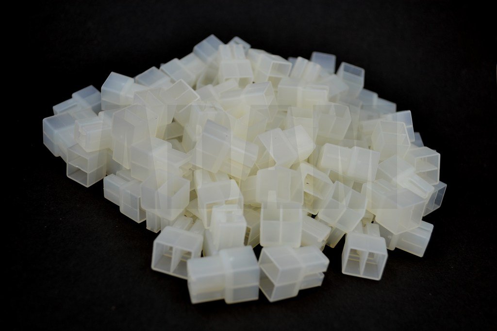 Picture of 100 Adet 2 Terminal Erkek Konnektör Kılıf (6,3 Dişi Fiş İçin)