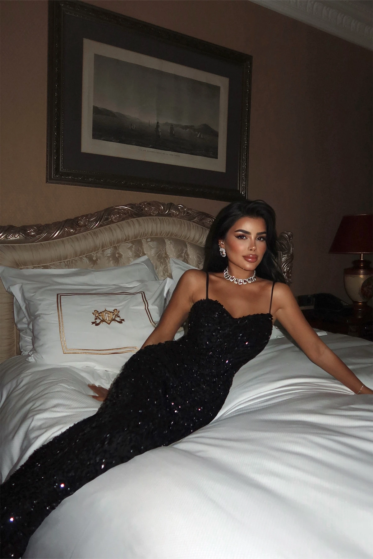 Picture of Black Manish Glitter Dress