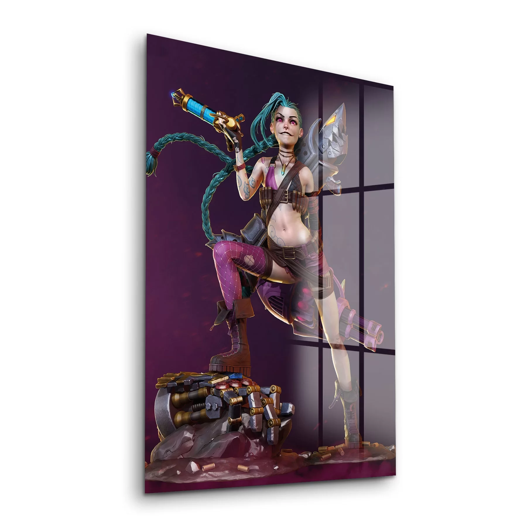 Picture of Decovetro Cam Tablo League of Legends Jinx 30x40 cm