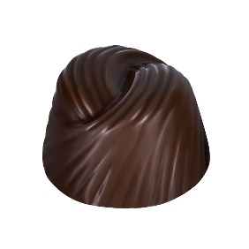 Picture of DARK KNIT - ALMOND CREAM FILLED DARK CHOCOLATE 2,4Kg
