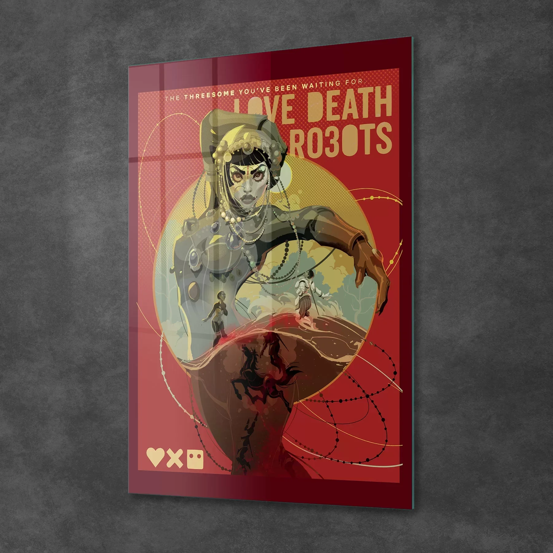 Picture of Decovetro Cam Tablo Love Death Robots Jibaro Poster 70x100 cm