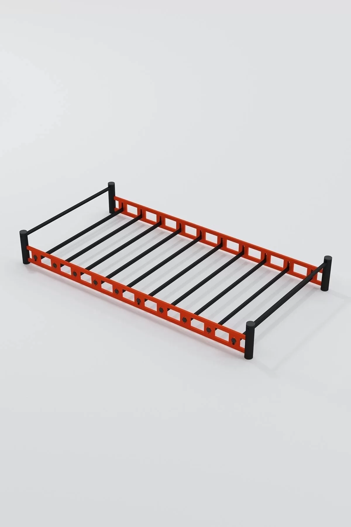 Picture of Yavru Karyola Ranza Eki Yer Yatağı Baza Yatak Turuncu