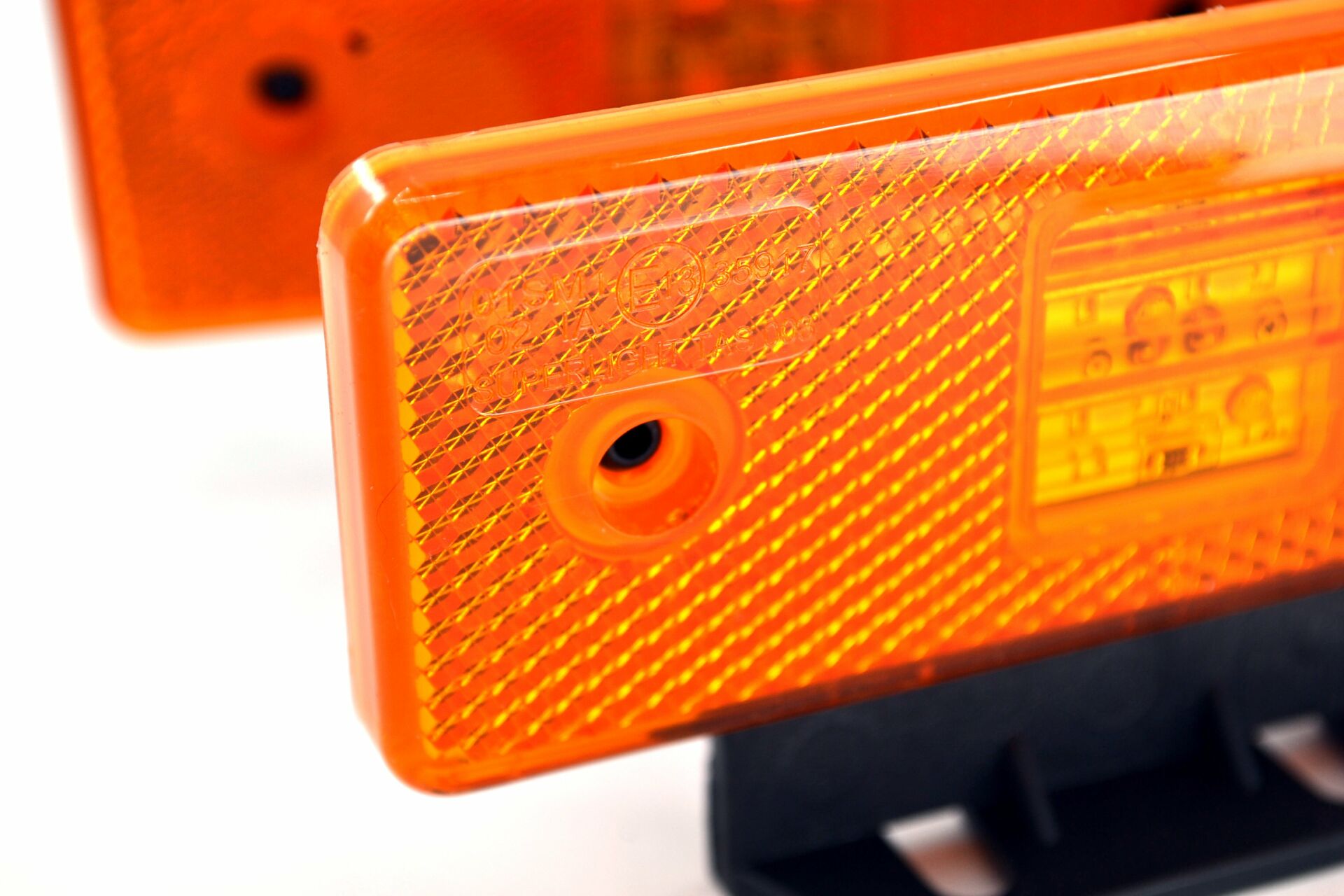 Picture of 2 Adet 12V Turuncu Reflektör Dikdörtgen Ledli Side Marker Lamba