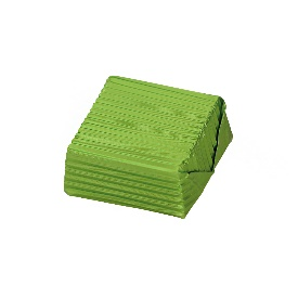 Picture of SQUARE - GIANDUJA FILLED MILK CHOCOLATE GREEN 2,4Kg
