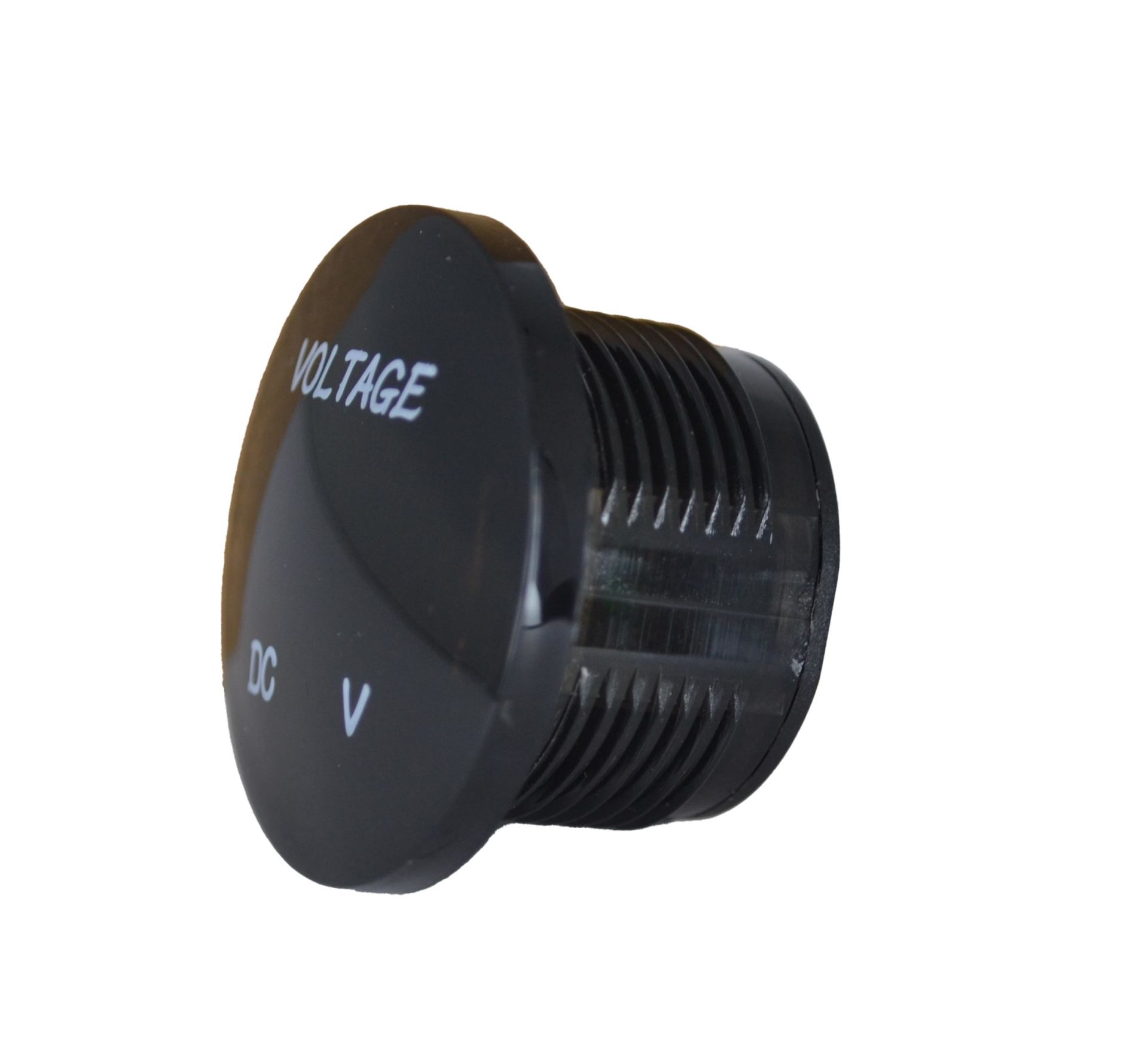 Picture of 12V 24V DC Voltmetre Yuvarlak Bombeli Mavi Rakam MT-GP02