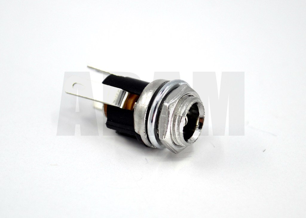 Picture of 2,1mm DC Jak Dişi Metal Şase Üstten Somunlu