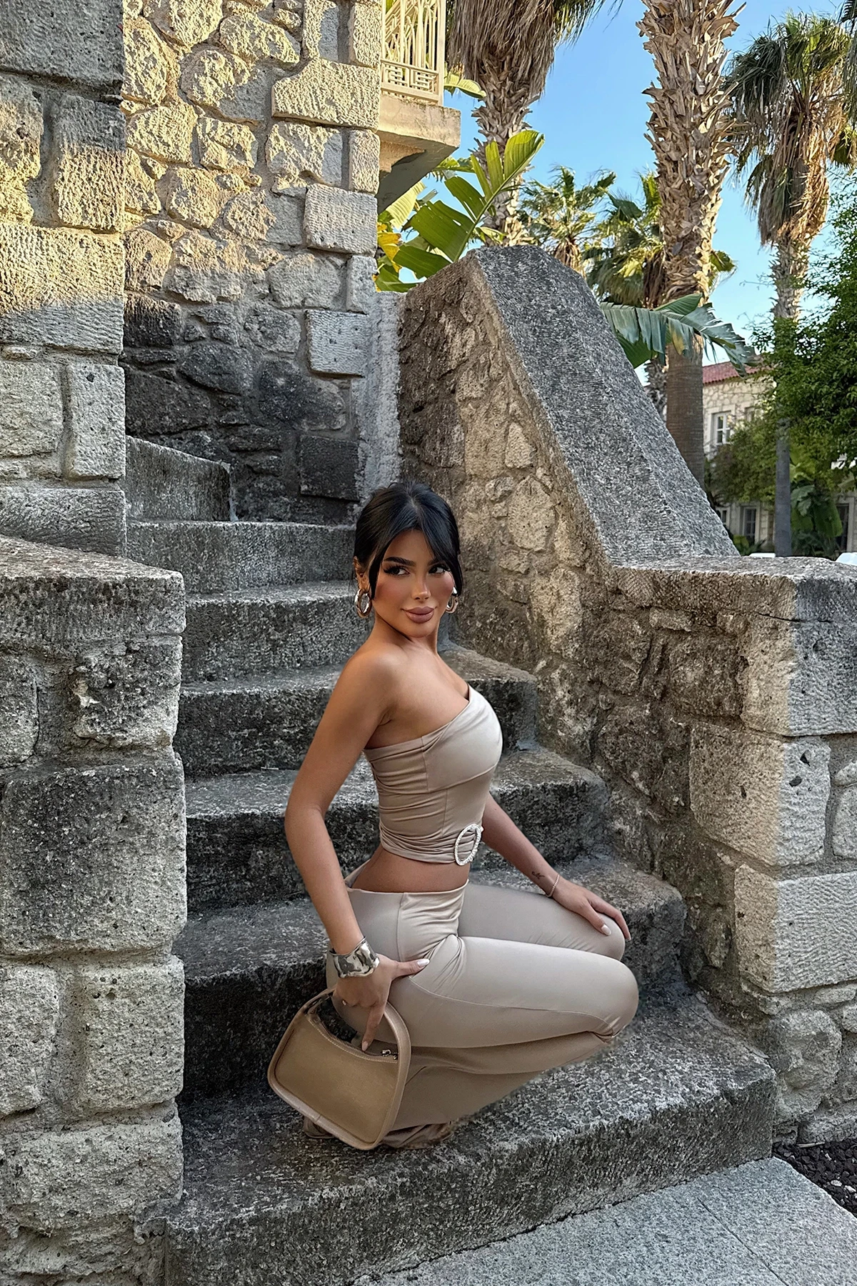 Picture of Beige Trouser Suit