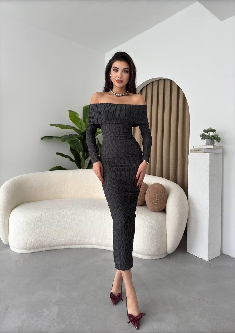 Picture of Ovieda Madonna Yaka Elbise