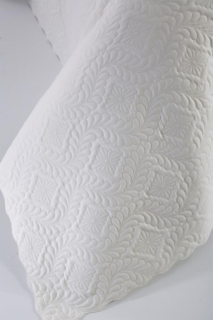 Picture of Ultrasonik Kapitoneli Elite Tek Kişilik Yatak Örtüsü Krem