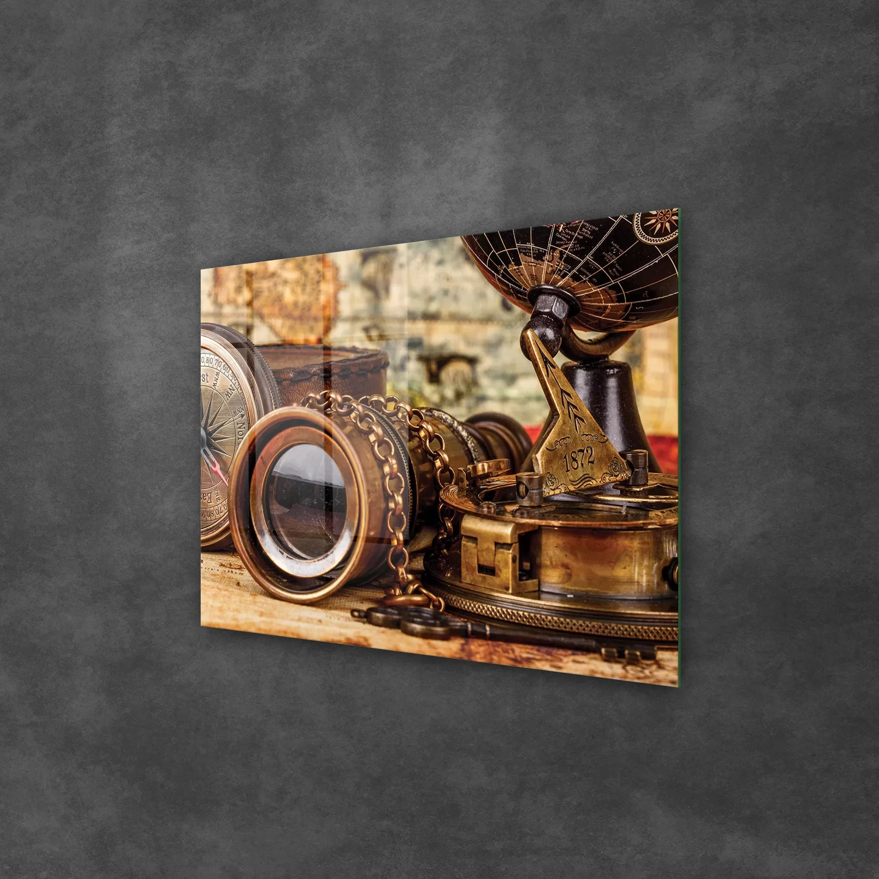 Picture of Decovetro Cam Tablo Old Map Style 30x40 cm