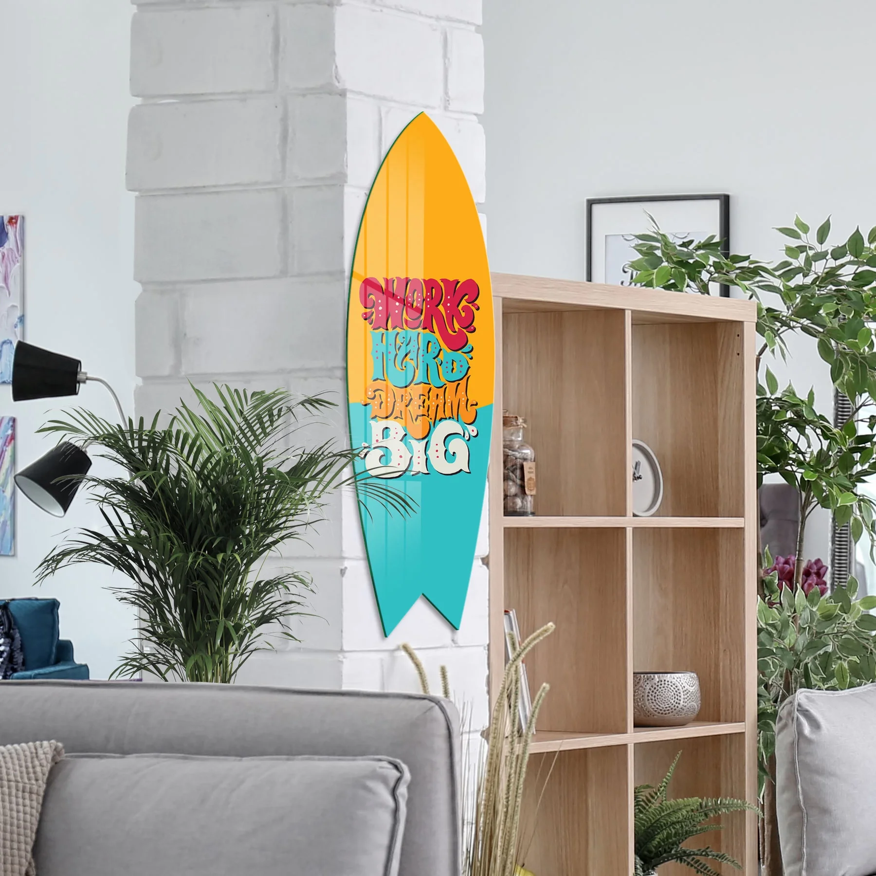 Picture of Decovetro ST 4081 Dekoratif Cam Sörf Tahtası 33x100 Cm