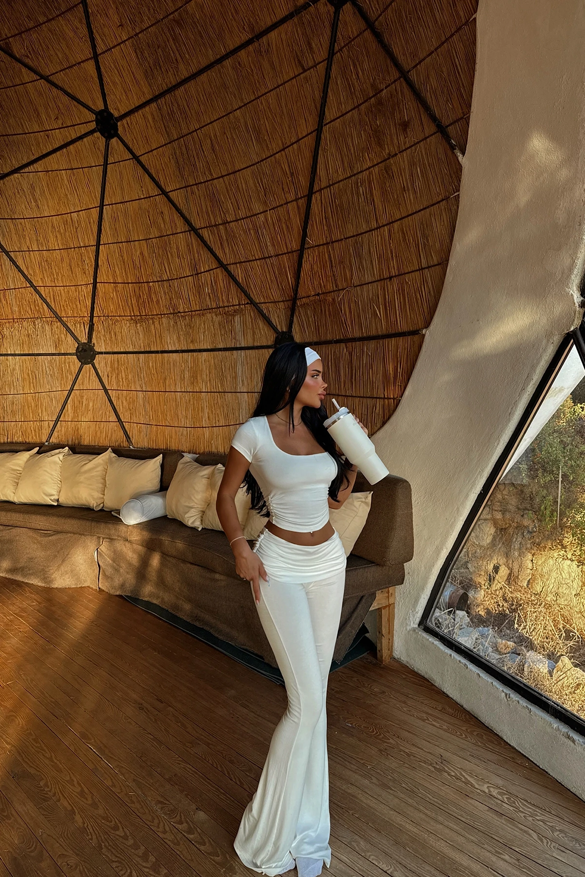 Picture of White Trouser Suit