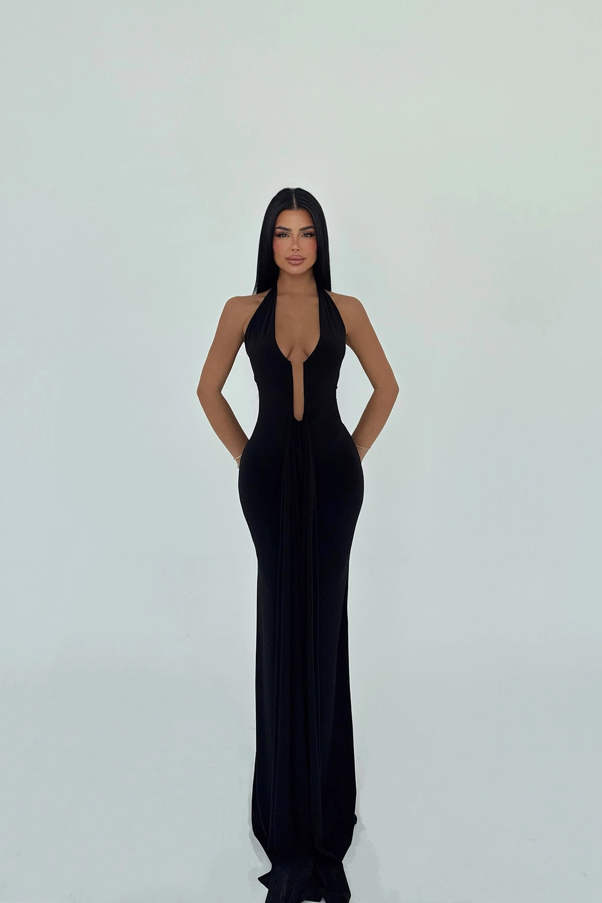Picture of Black Bellis Long Dress