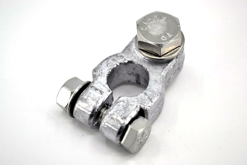 Picture of Ağır Hizmet Man Tipi Kurşun Akü Kutup Başı Eksi A2-70 Krom Civata Somun