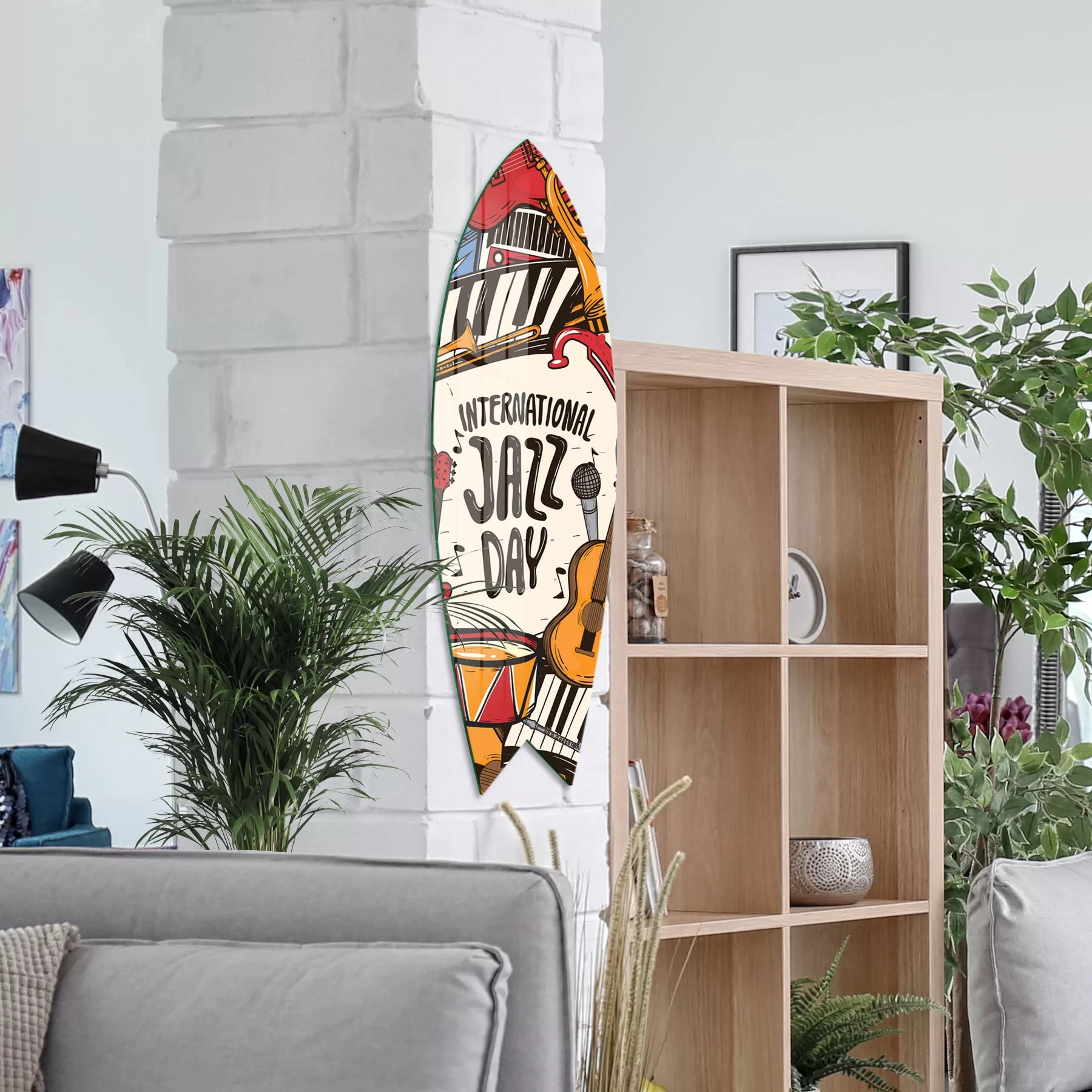 Picture of Decovetro ST 4009 Dekoratif Cam Sörf Tahtası 33x100 Cm