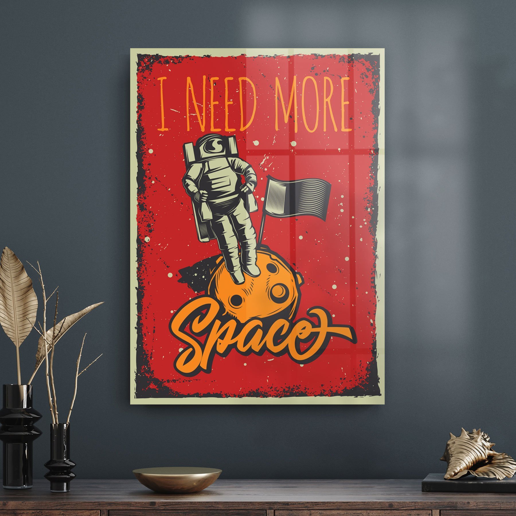 Picture of Decovetro Cam Tablo Need More Space 30x40 cm