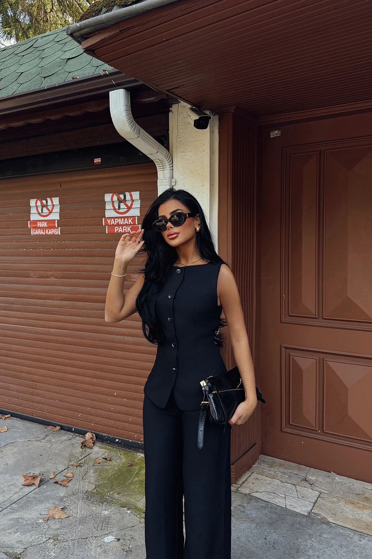 Picture of Black Trouser Suit