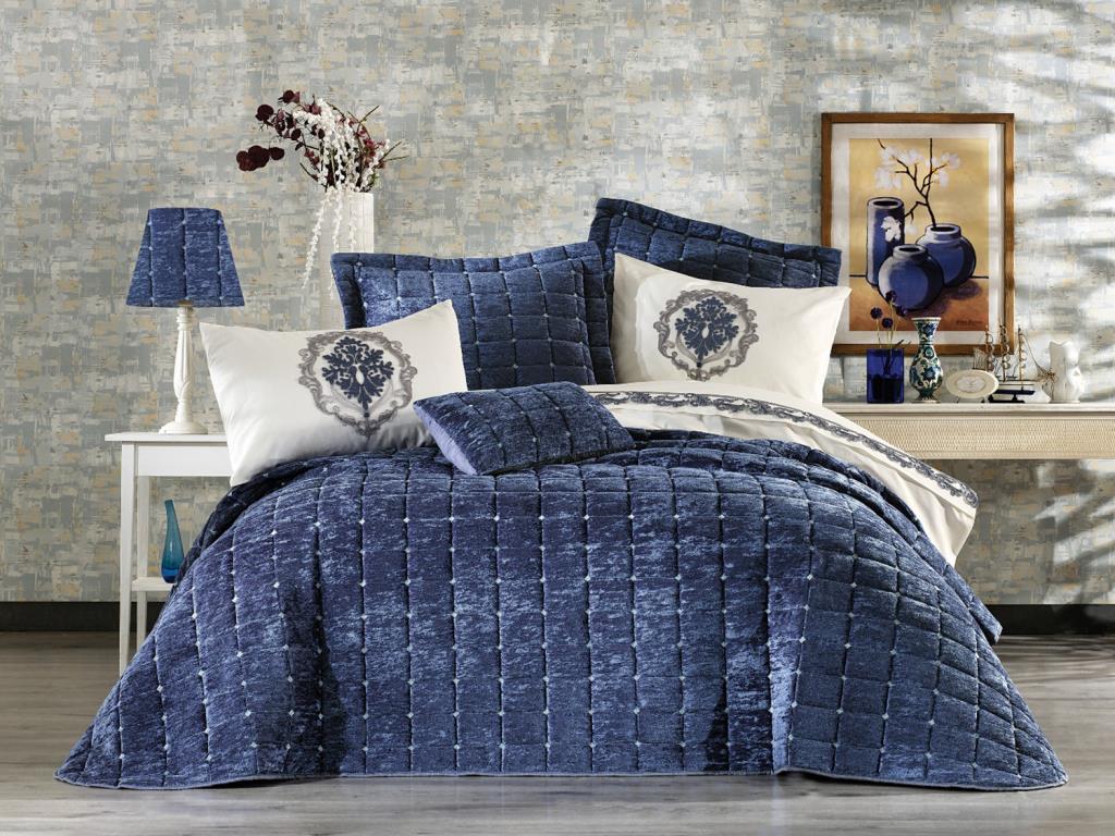 Picture of Laila Çift Kişilik Nevresimli Yatak Örtüsü 8 Parça