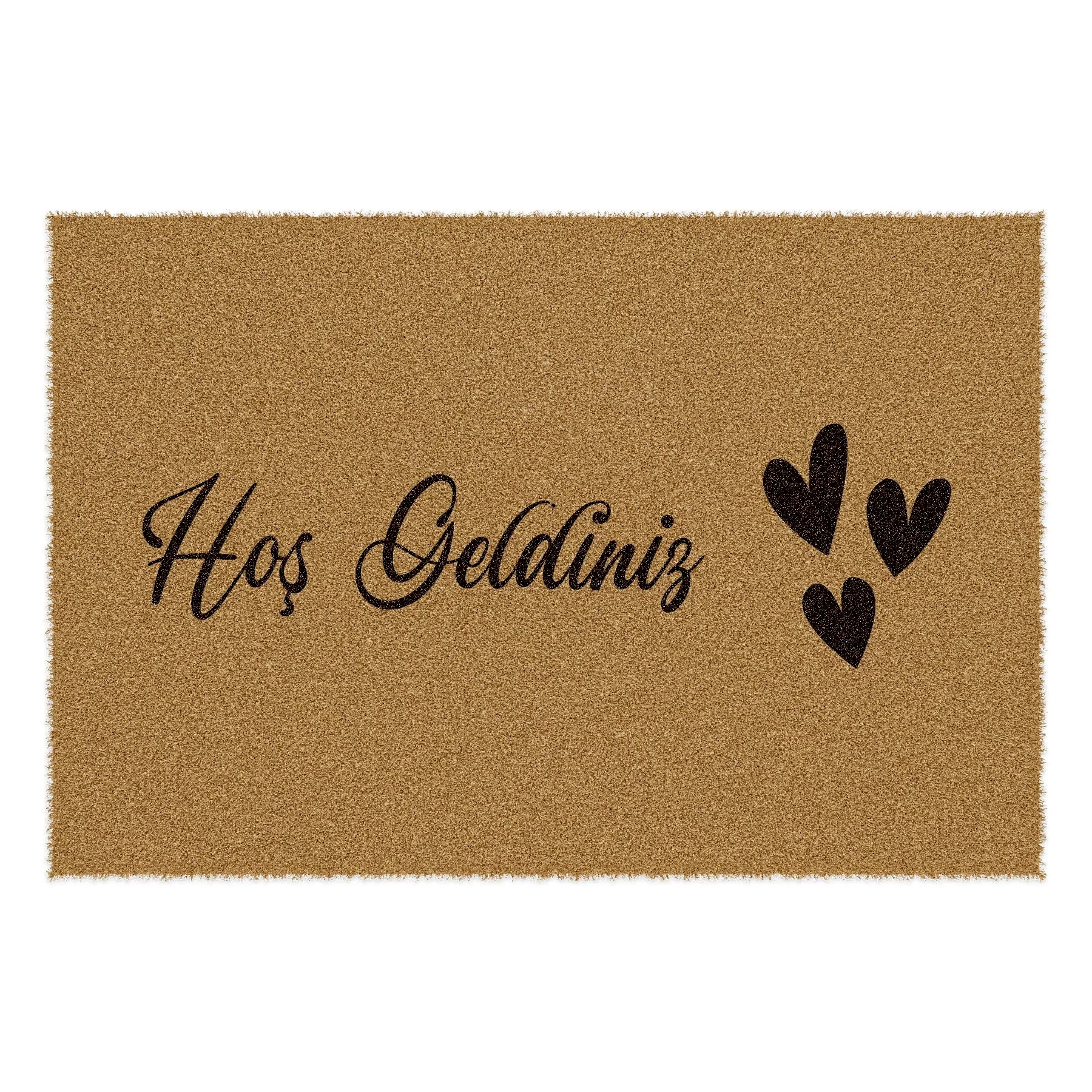 Picture of Decovetro Paspas Kalpli Hoşgeldiniz Desenli Kapı Önü Paspası 40 x 60 cm