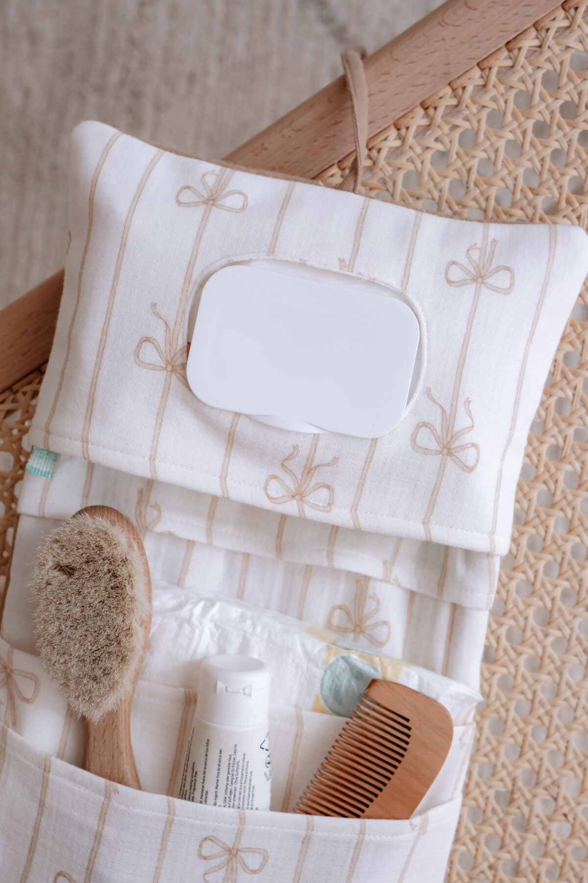 Picture of Bebek Bakım Hediye Seti - Kurdele / Bej