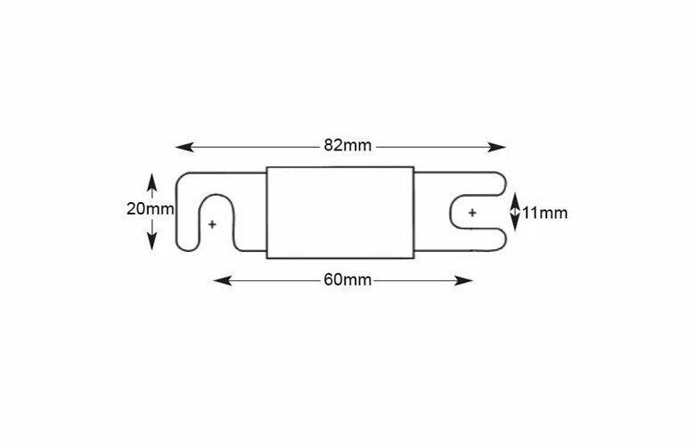 Picture of 180A ANL Sigorta Marine Tekne Forklift İş Makinesi Seramik MT-180ANL