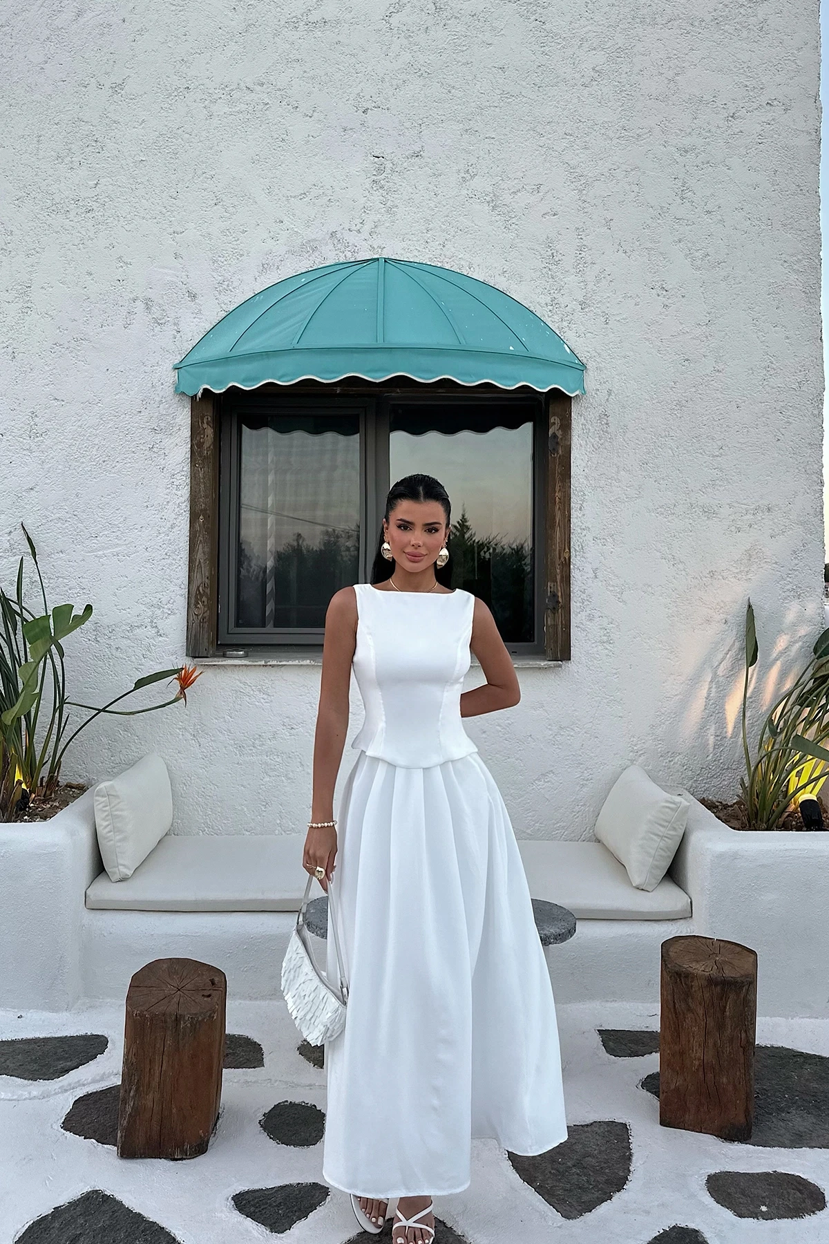 Picture of White Emma Skirt Set