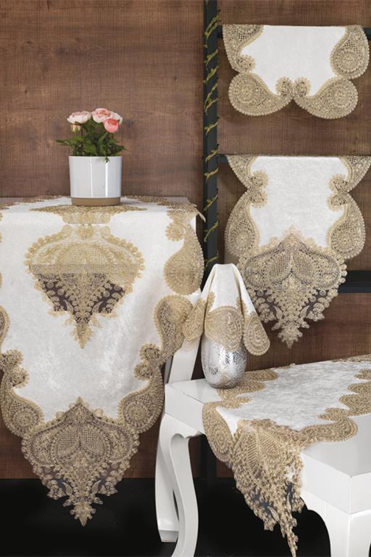 Picture of Verna Kadife Salon Takımı 5 Parça