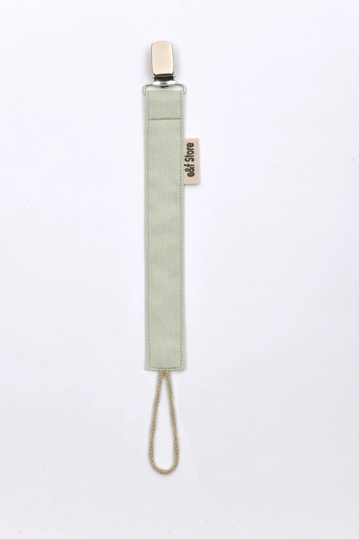 Picture of Pamuk Kumaşlı Emzik Zinciri – Mint Yeşili