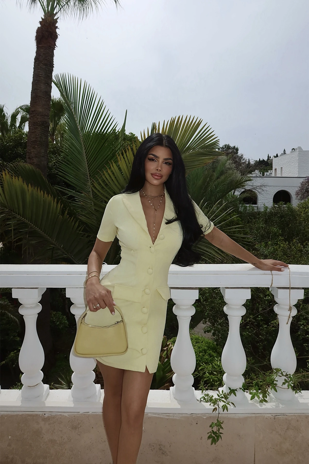 Picture of Yellow Lady Mini Dress