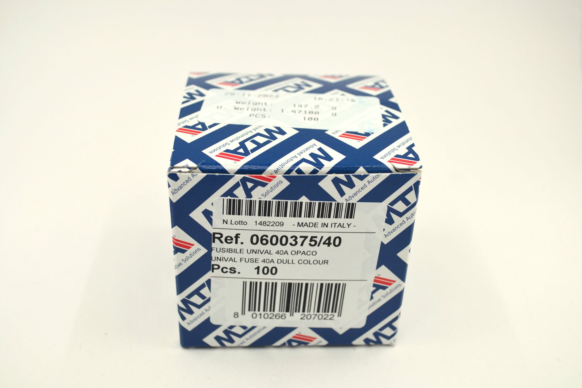 Picture of 100 Adet 40 Amper Turuncu Standart Bıçak Sigorta 40A